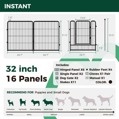 Instant Dog Playpen for RV Trips FXW