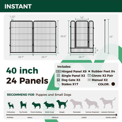 Instant Dog Playpen for RV Trips FXW