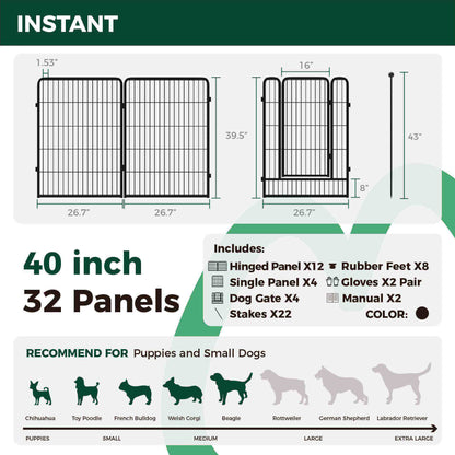 Instant Dog Playpen for RV Trips FXW