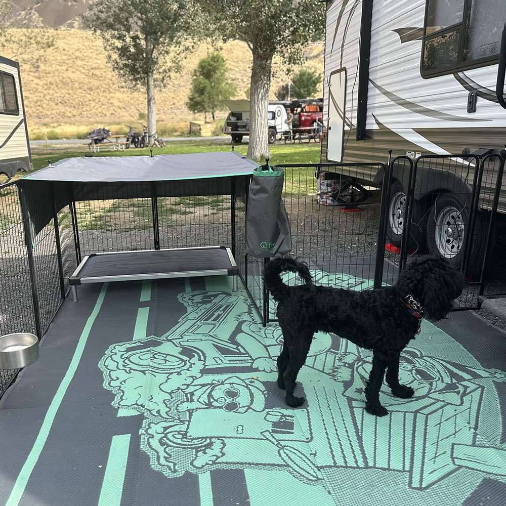Instant Dog Playpen for RV Trips 40 inch 21 Panels & 3 Gates FXW