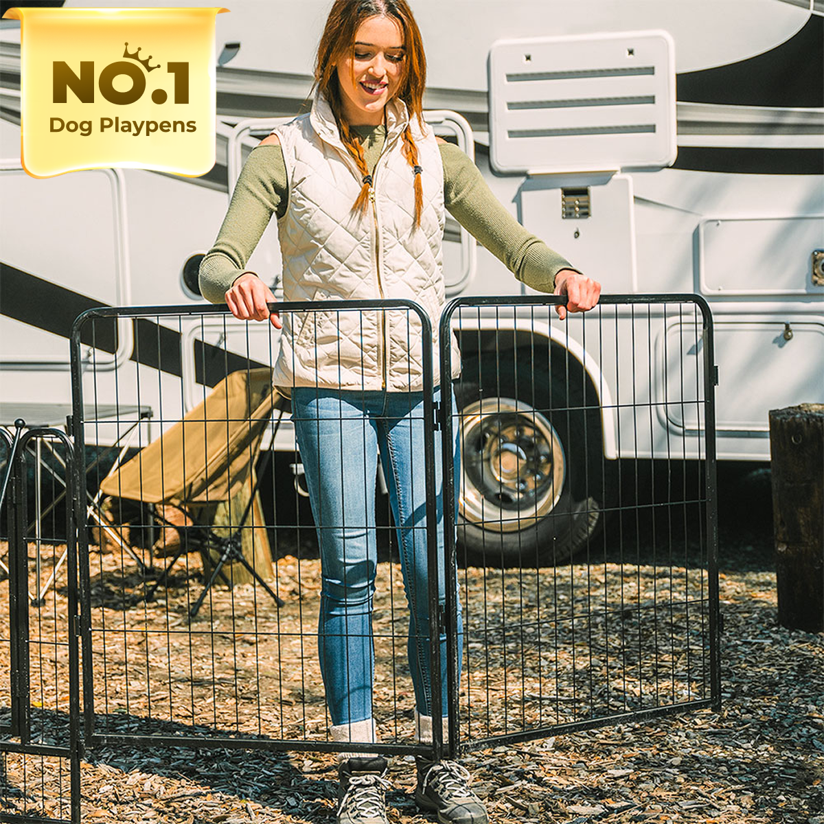 Instant Dog Playpen – Quick Setup for RV Camping