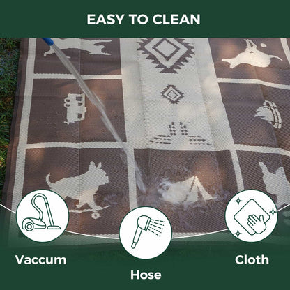 Let's ROLL RV Rug – Designed for RV Adventures with Your Dog