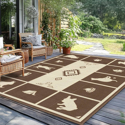 Let's ROLL RV Rug – Designed for RV Adventures with Your Dog