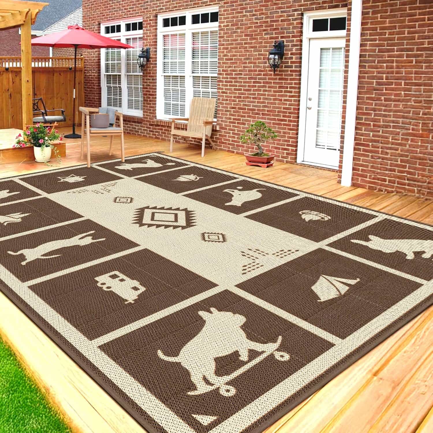 Let's ROLL RV Rug – Designed for RV Adventures with Your Dog