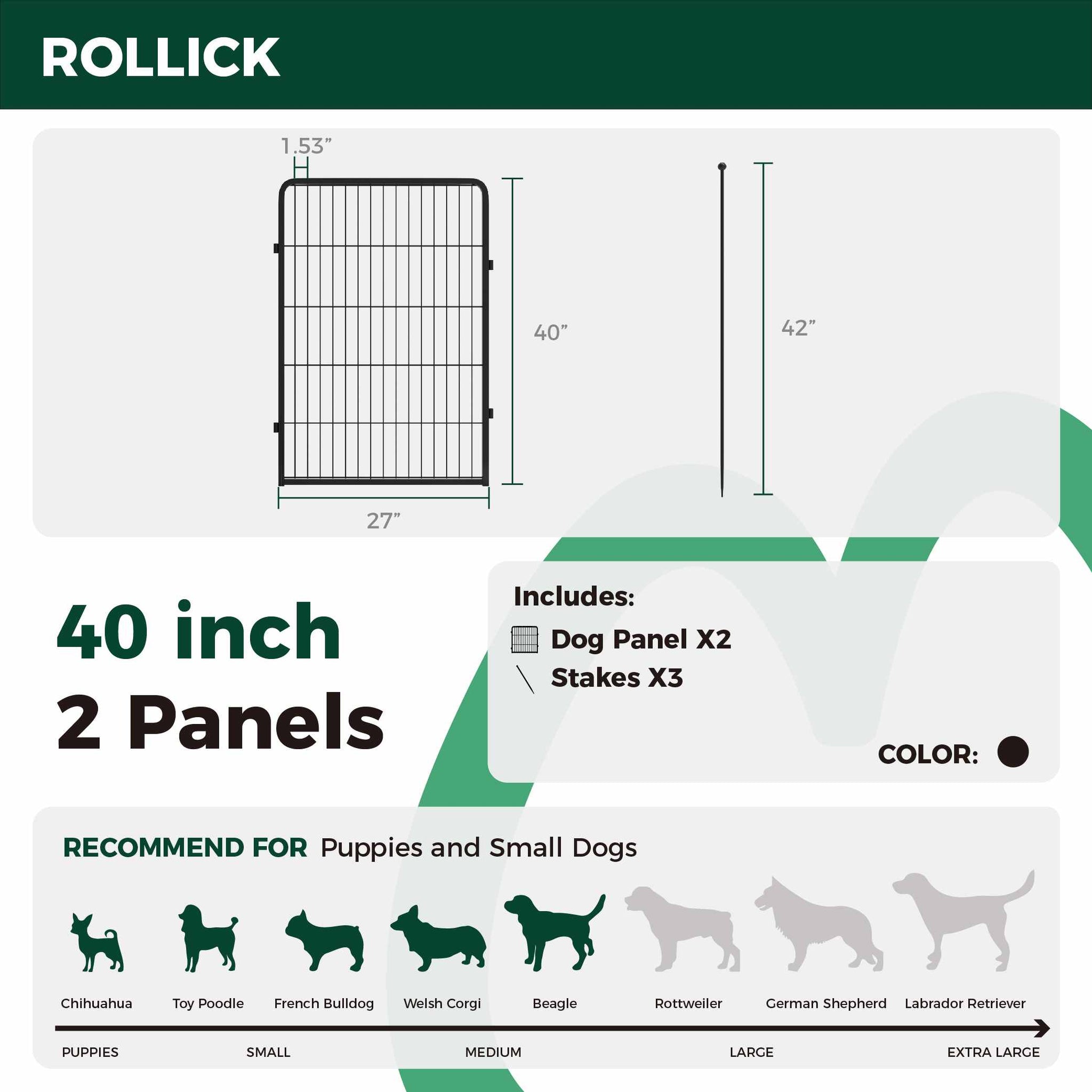 Rollick Dog Playpen for All-Terrain