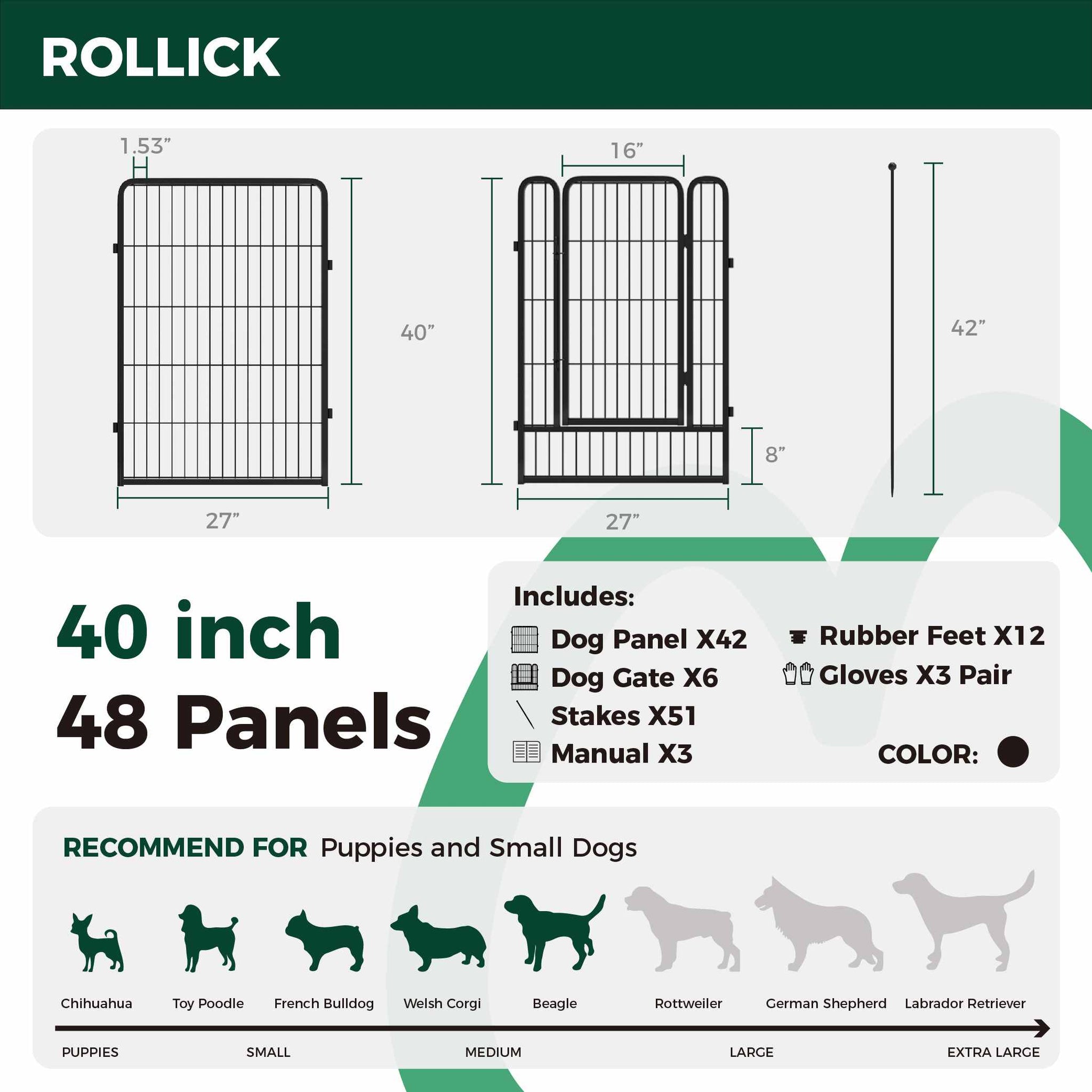 Rollick Dog Playpen for All-Terrain