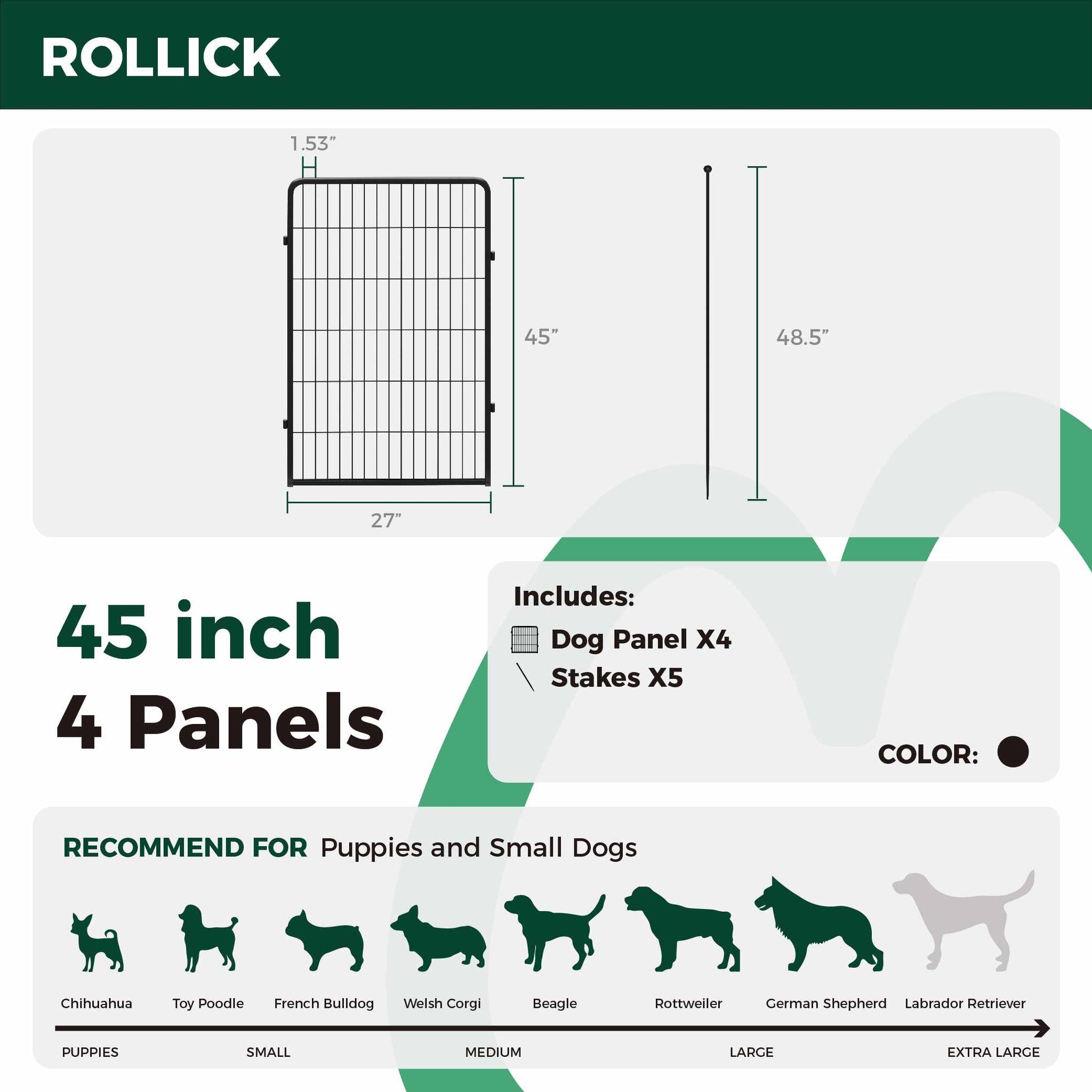 Rollick Dog Playpen for All-Terrain