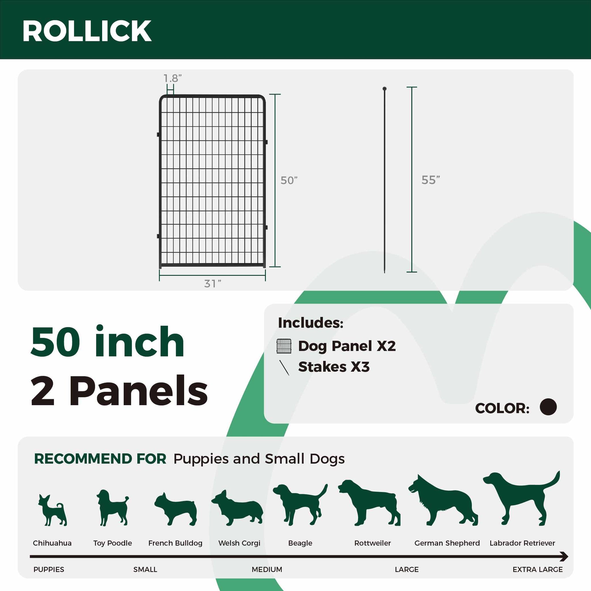 Rollick Dog Playpen for All-Terrain