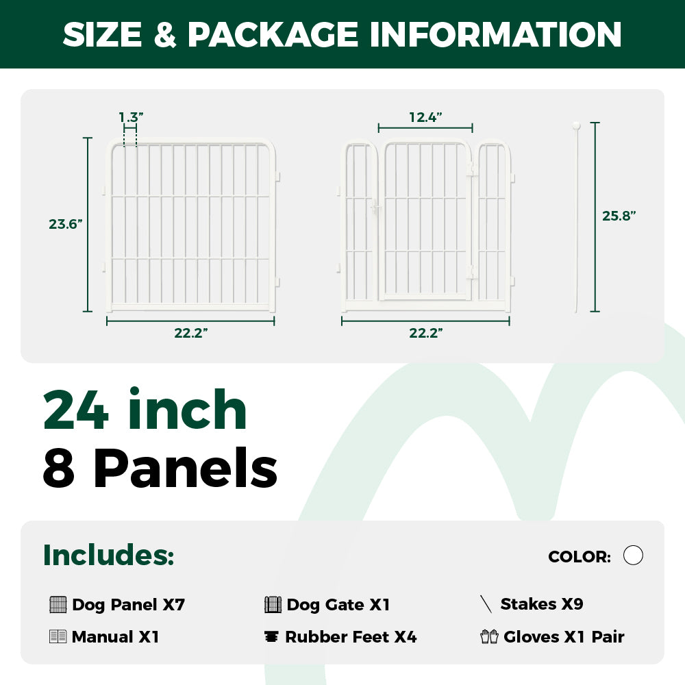 White Rollick Dog Playpen for All-Terrain
