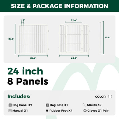 White Rollick Dog Playpen for All-Terrain