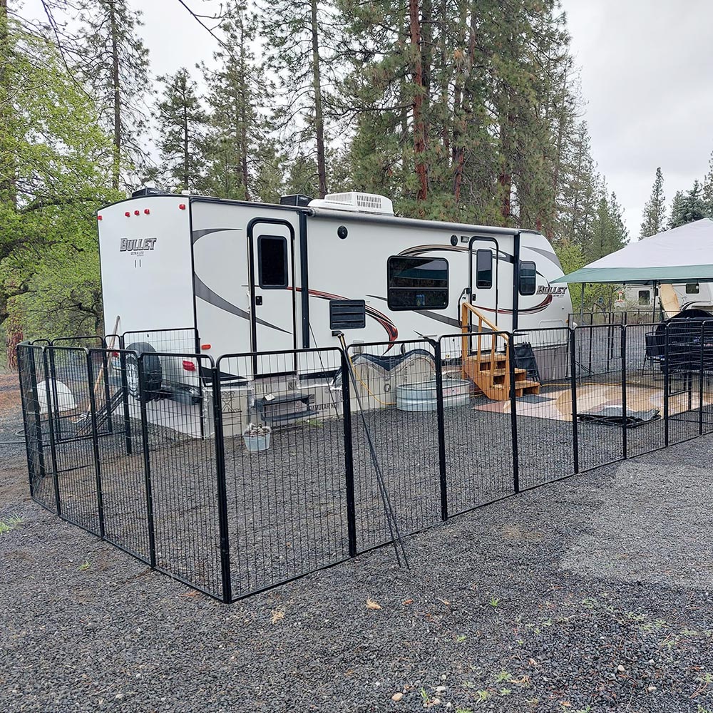 dog fence for rv