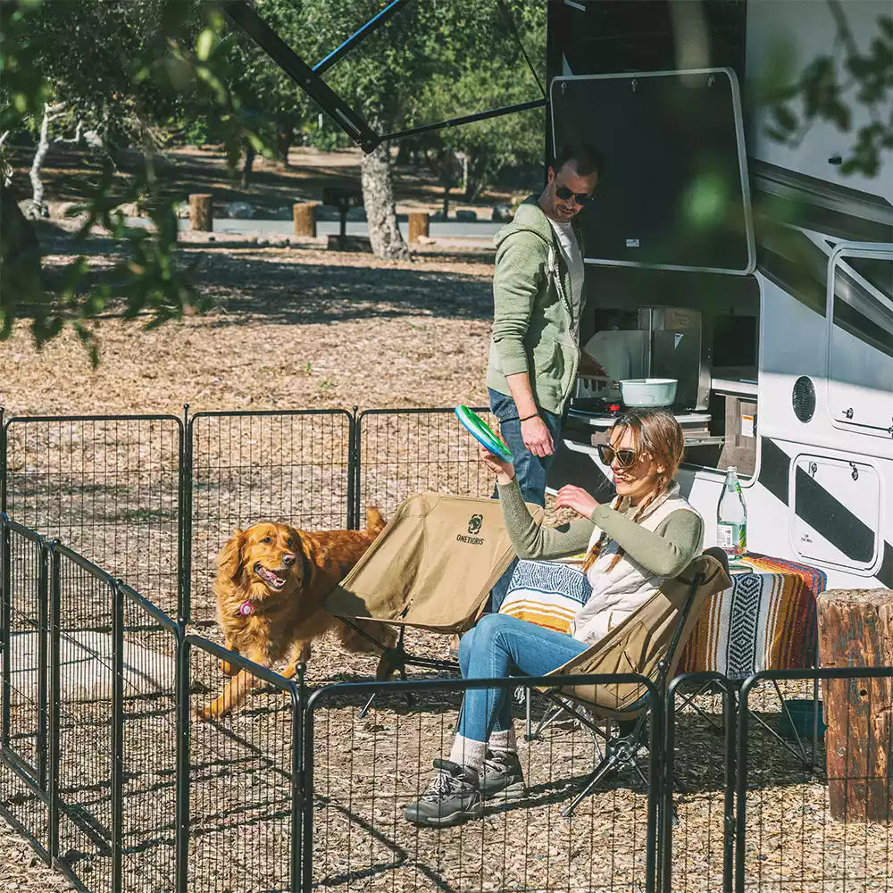 FXW Rollick Heavy-Duty Dog Playpen for Indoor & Outdoor Use