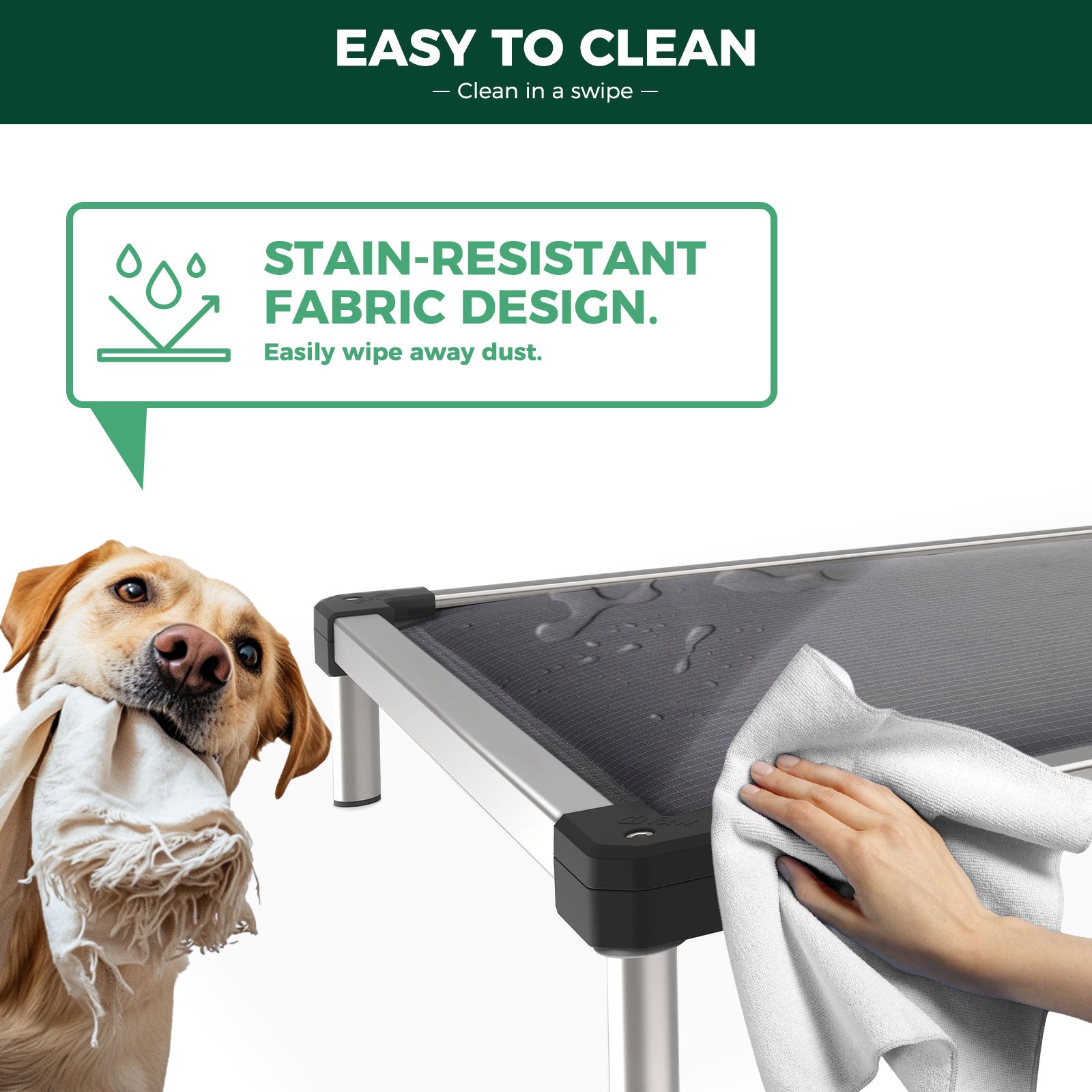 Bundle - Washable Pee Pads & TitanNest Padded Dog Bed