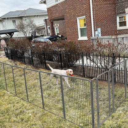 Aster Dog Playpen for Yard 40 inch 21 Panels & 3 Gates FXW