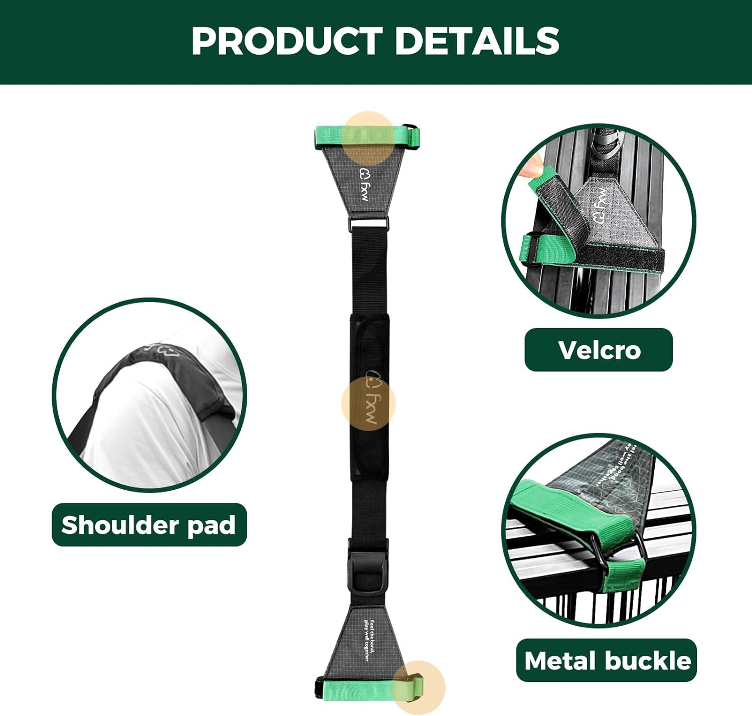 Easy-Carry Straps for Carrying Your Dog Playpen FXW