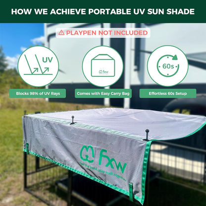 Sun Shade for Creating a Cozy outdoor Shelter for Your Dog FXW