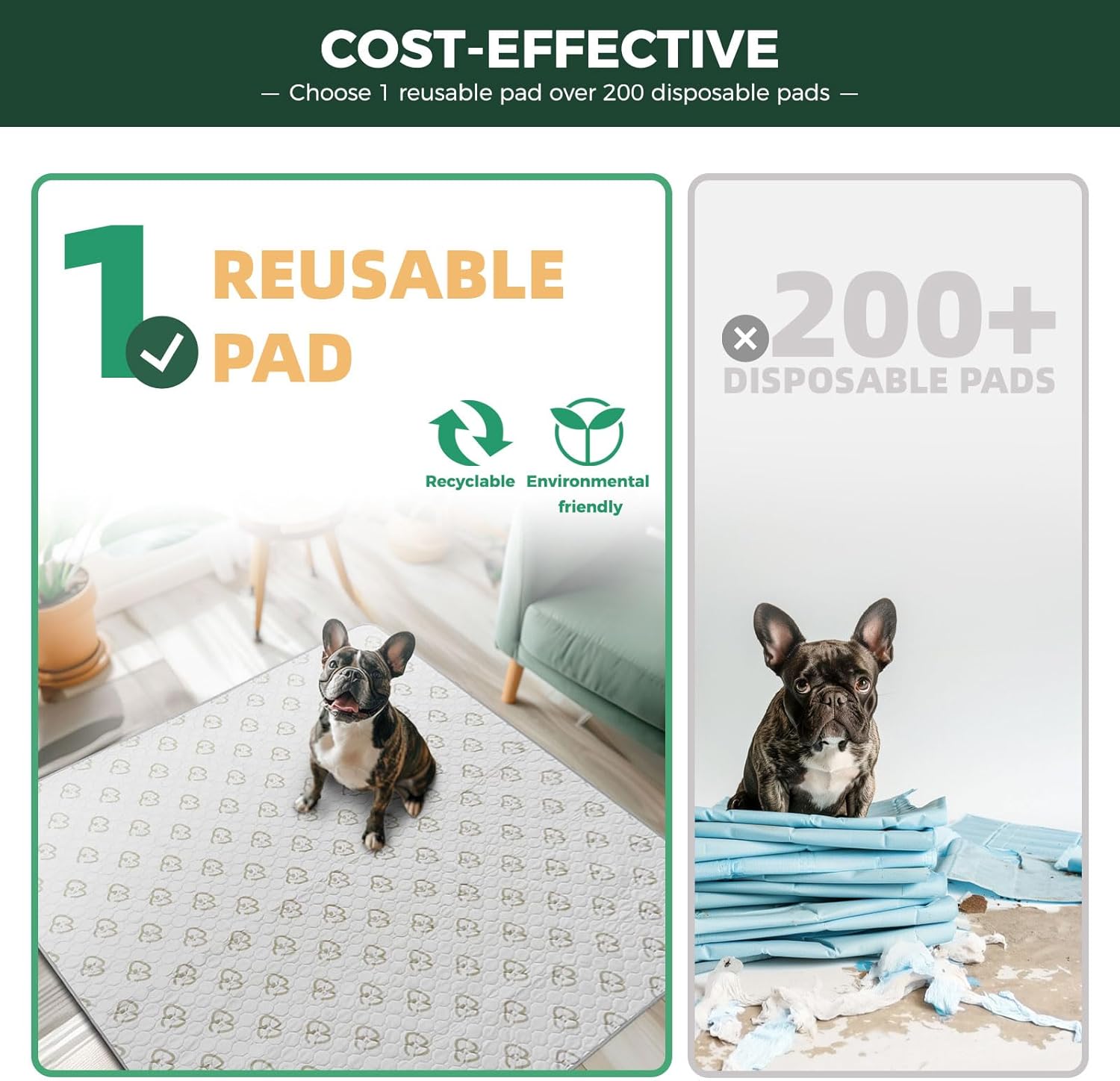 Bundle - Black Homeplus Dog Playpen & Fence-to- Wall Anchor & Pee Pad (3 PCs) FXW