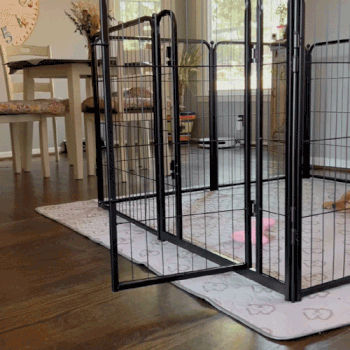 Bundle - Homeplus Dog Playpen & Washable Pee Pad (2 PCs) FXW