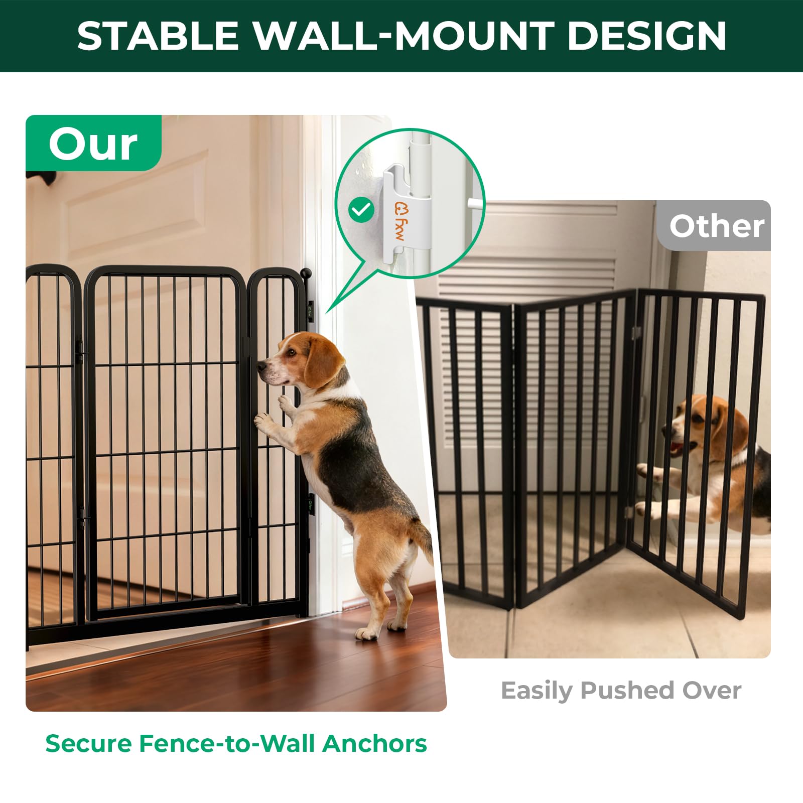 FXW Extra-Wide Indoor Dog Gate