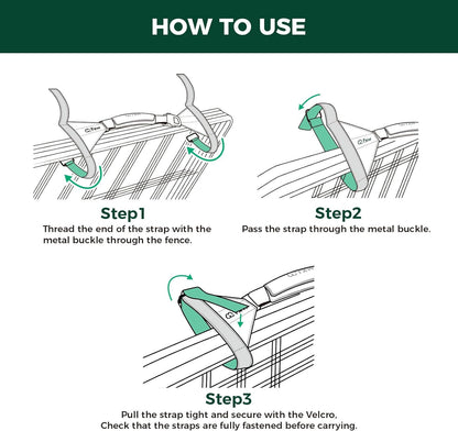 Easy-Carry Straps for Carrying Your Dog Playpen FXW