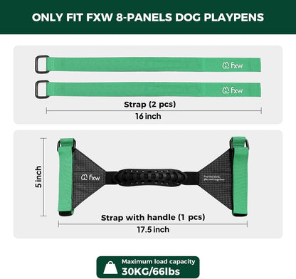 Easy-Carry Straps for Carrying Your Dog Playpen FXW