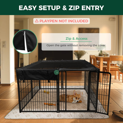 Exclusive Mesh Top Dog Playpen Cover for FXW Playpens FXW