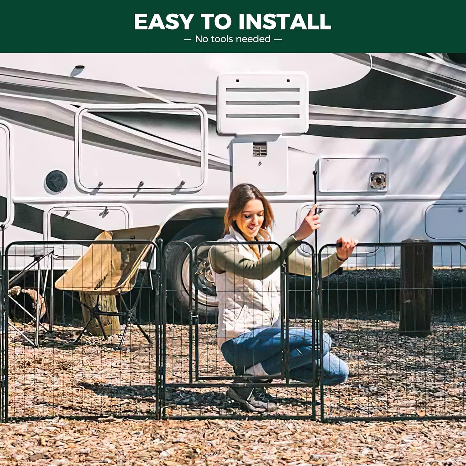 Bundle - Rollick Dog Playpen & Storage Bag (2 PCs) FXW