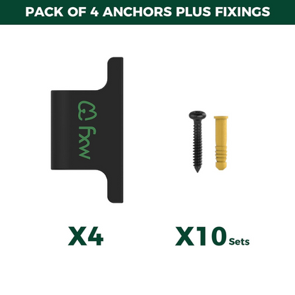 Fence-to-Wall Anchor for Connecting Your Dog Playpen to the Wall FXW