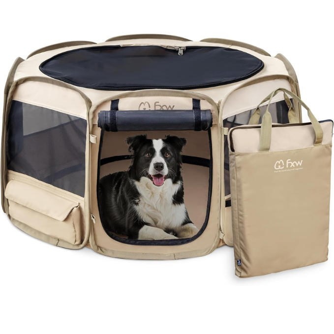 GoTent Dog Playpen Designed for Indoor/Outdoor/Travel Use