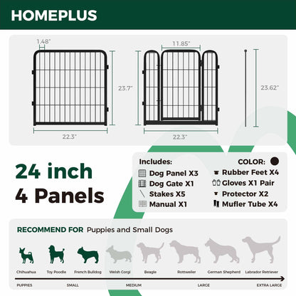 Homeplus Dog Playpen for Indoor Use FXW