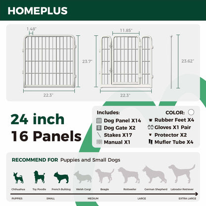 Homeplus Dog Playpen for Indoor Use FXW