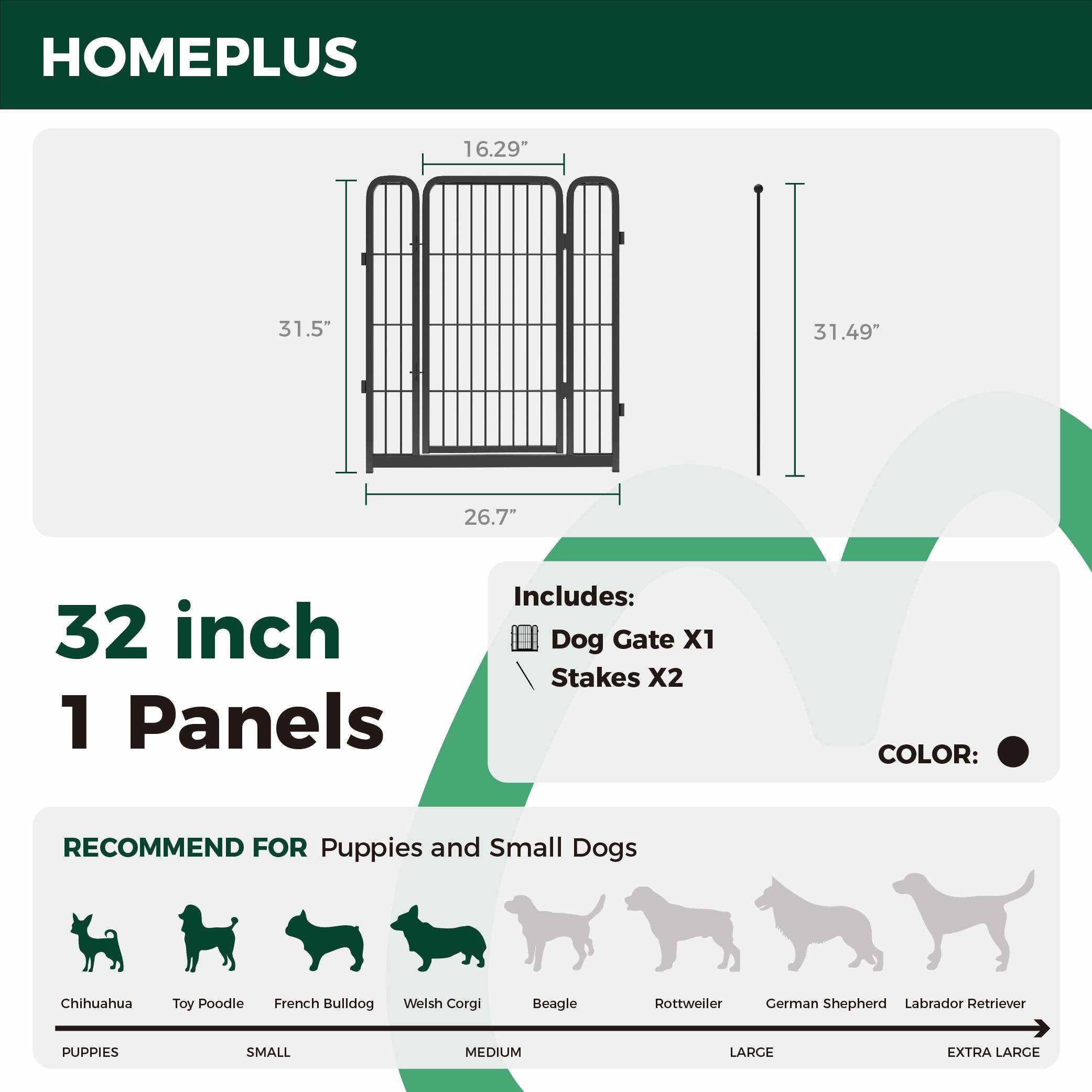 Homeplus Dog Playpen for Indoor Use FXW