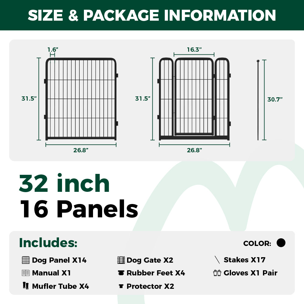Homeplus Dog Playpen for Indoor Use FXW