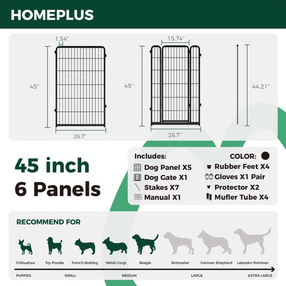 Homeplus Dog Playpen for Indoor Use FXW