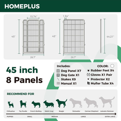 Homeplus Dog Playpen for Indoor Use FXW