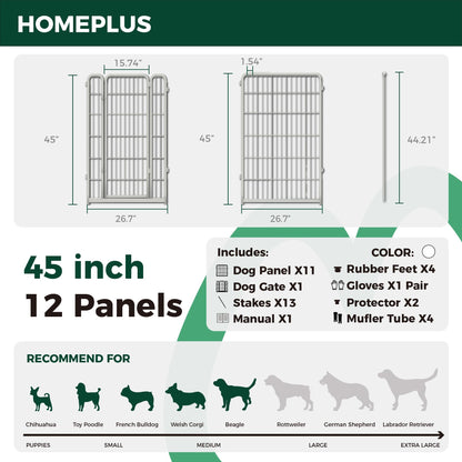 Homeplus Dog Playpen for Indoor Use FXW