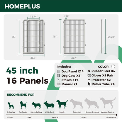 Homeplus Dog Playpen for Indoor Use FXW
