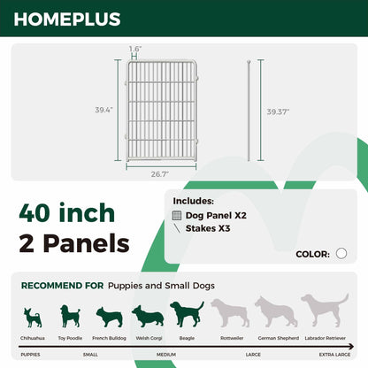 Homeplus Dog Playpen for Indoor Use FXW