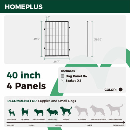 Homeplus Dog Playpen for Indoor Use FXW