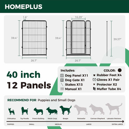 Homeplus Dog Playpen for Indoor Use FXW