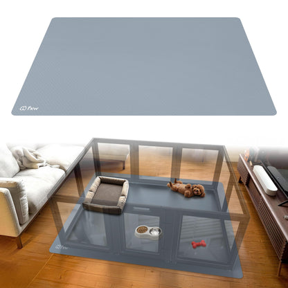 FXW Ultra Waterproof Pet Floor Protector Mat and Under Dog Crate Mat
