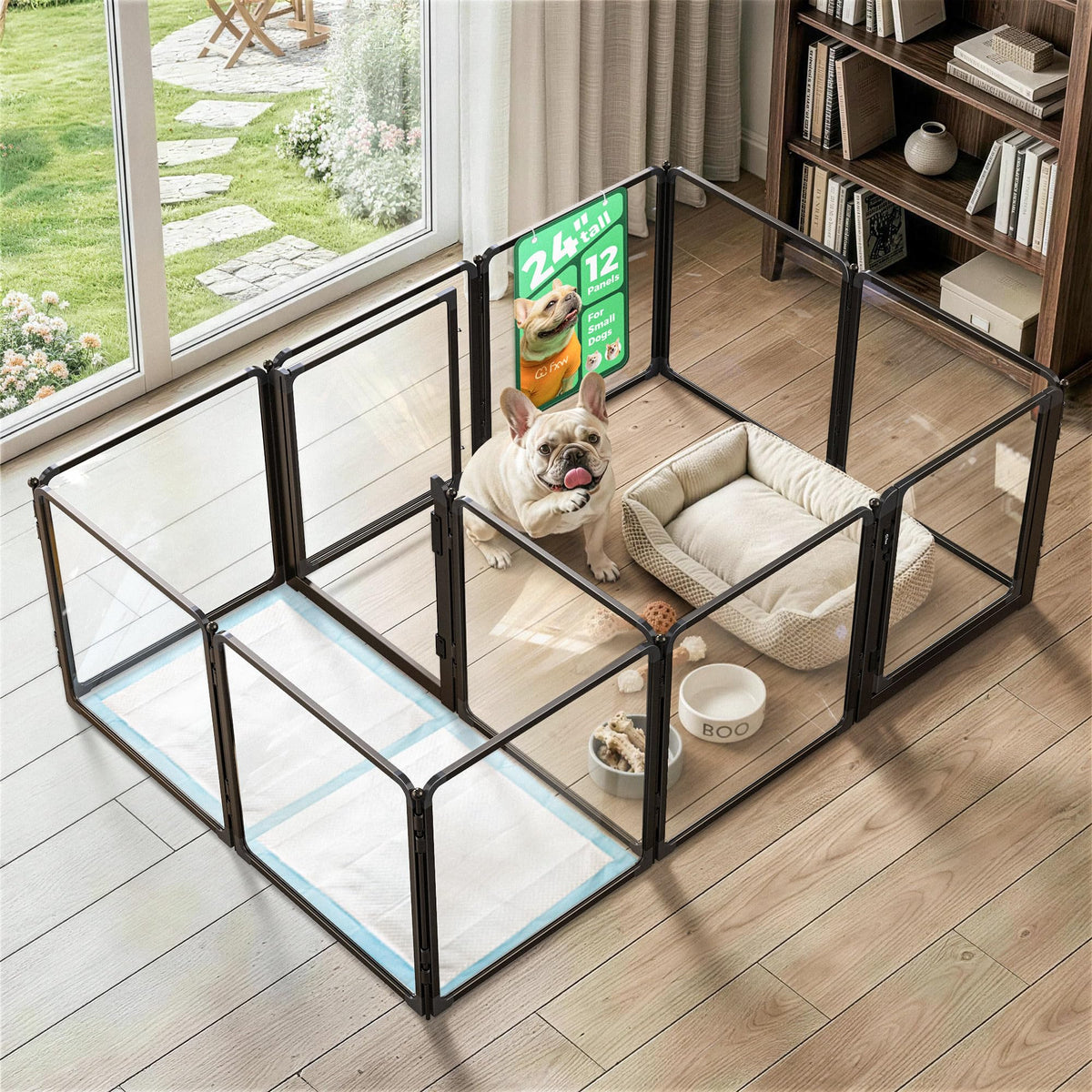 FXW AuraSpace Pro Acrylic Indoor Dog Playpen