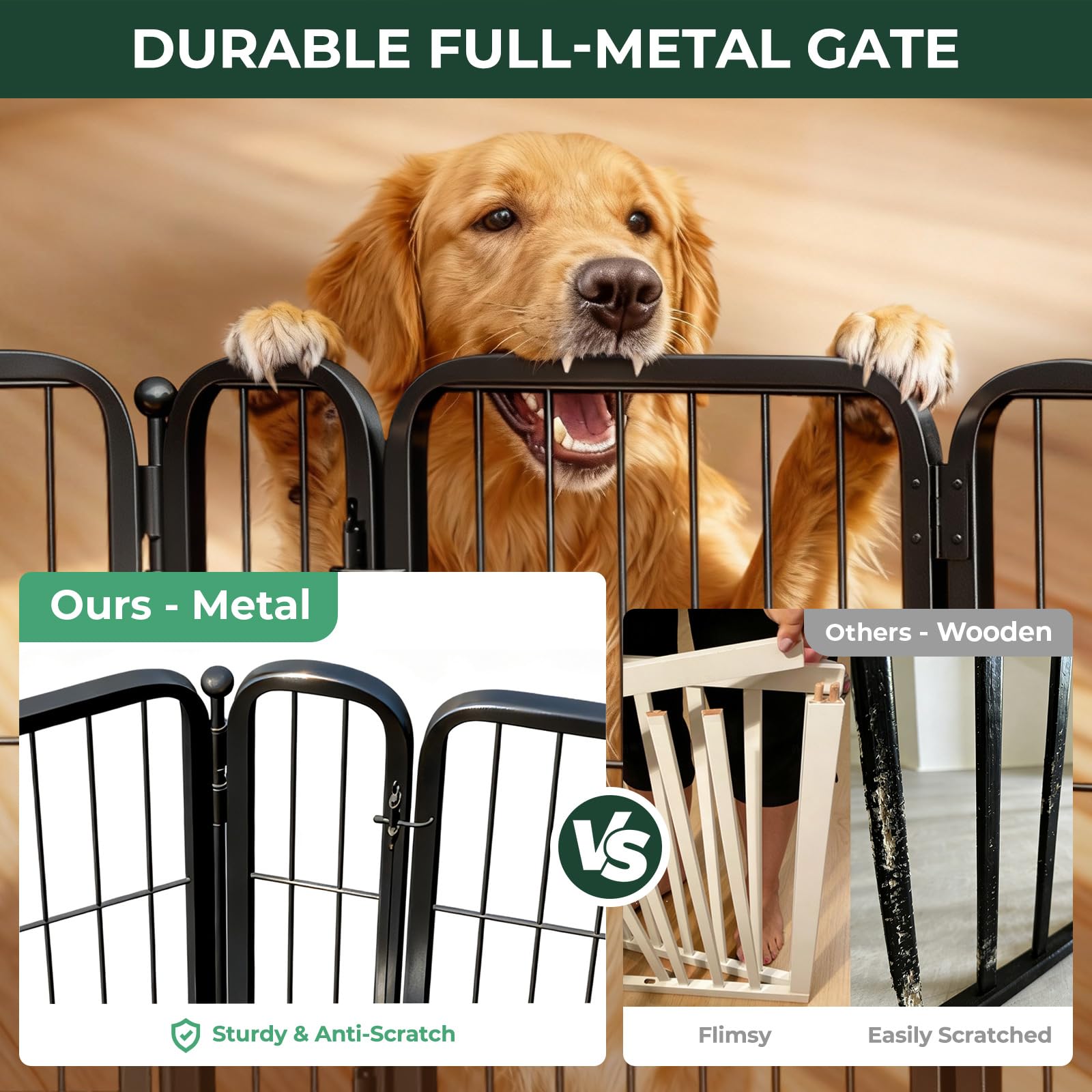 FXW Extra-Wide Indoor Dog Gate
