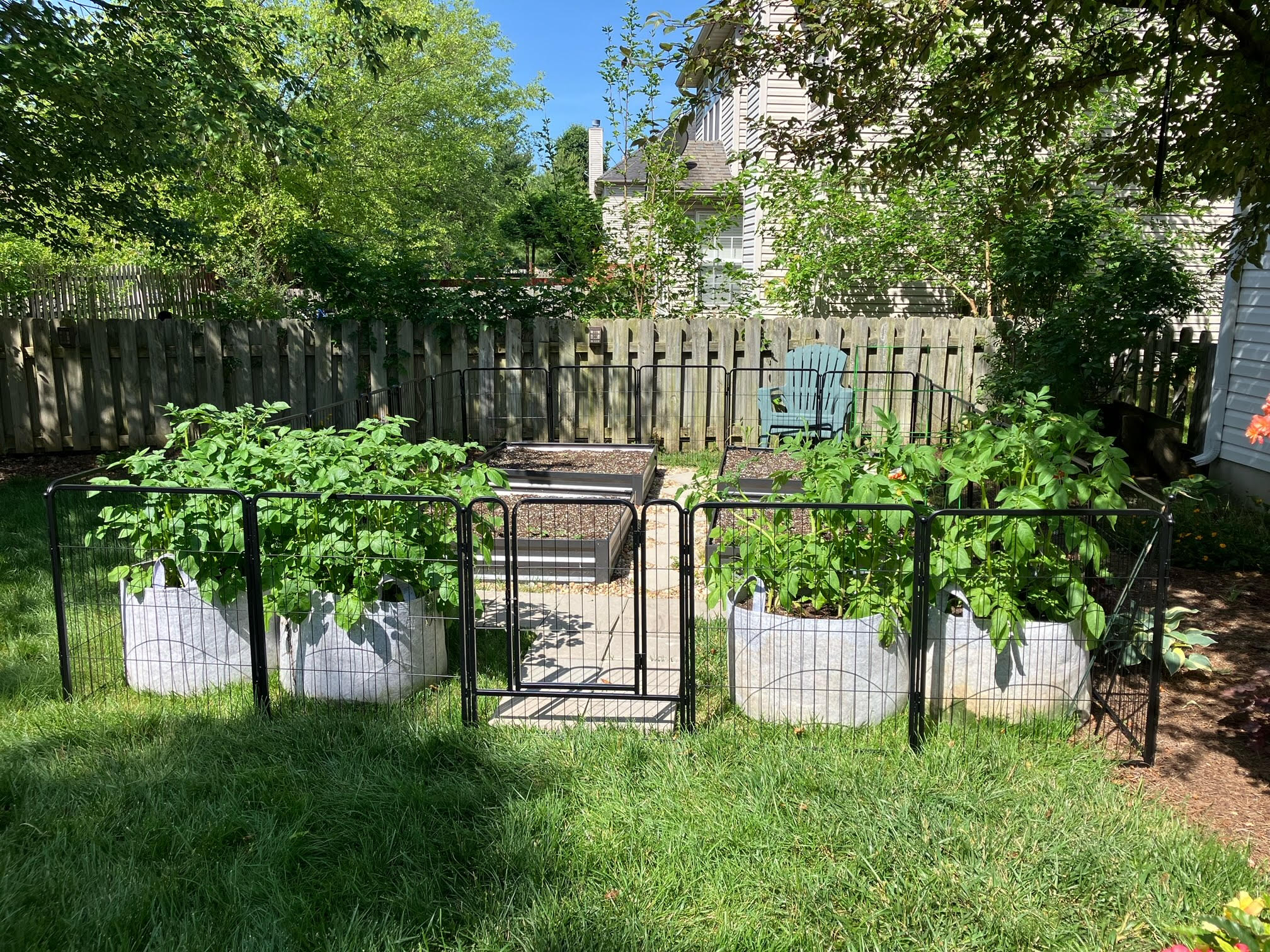 FXW Outdoor Dog & Garden Fence for Yard