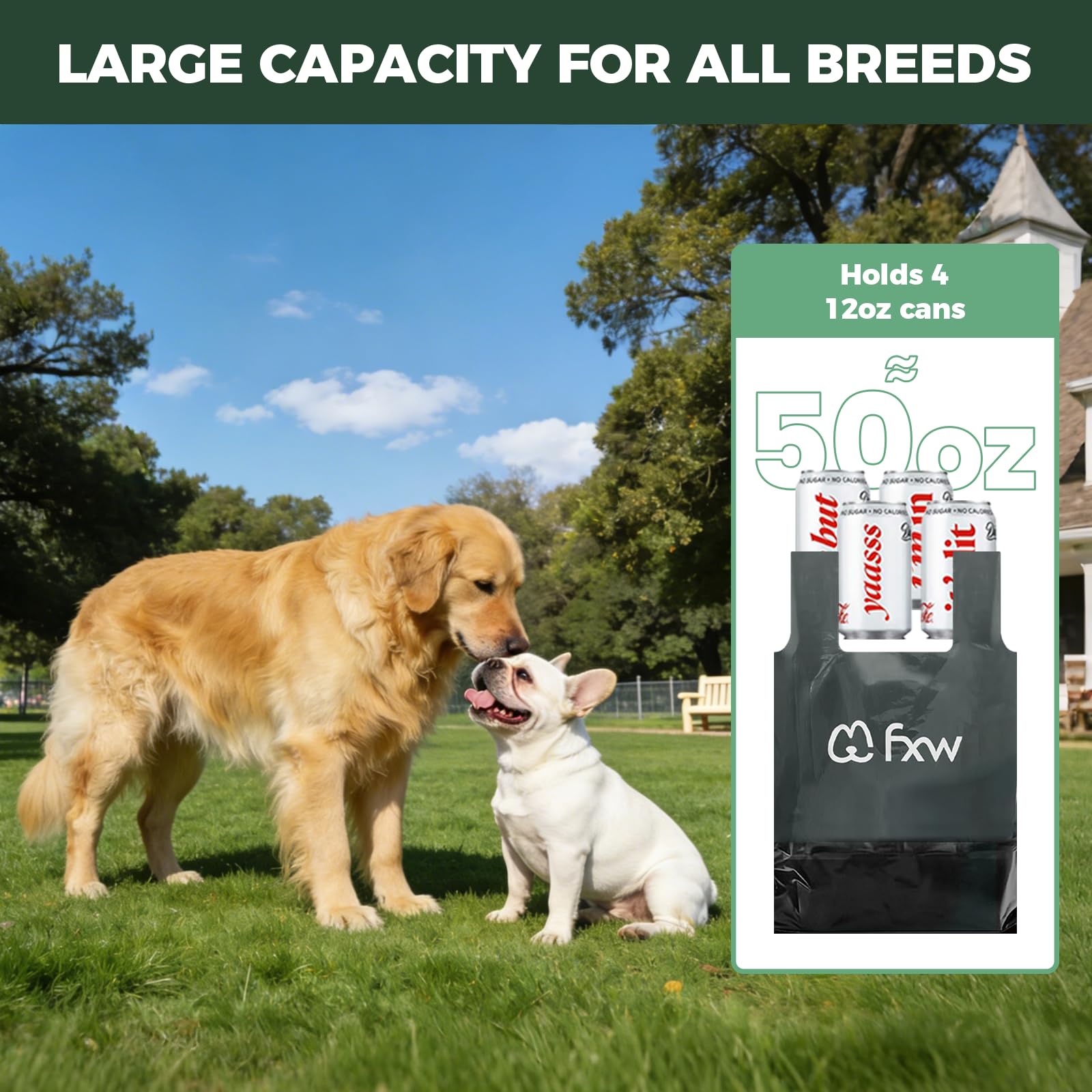 FXW Dog Poop Bags 2-ply Extra Thick Leak Proof