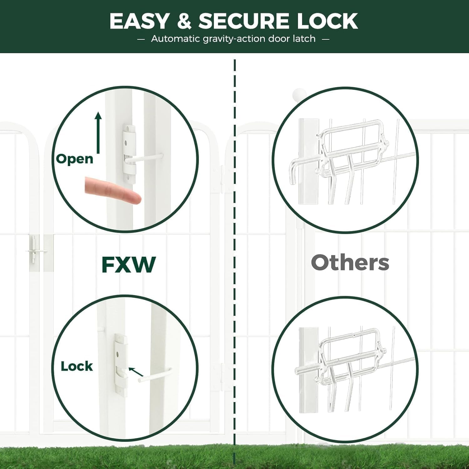 White Rollick Dog Playpen for All-Terrain