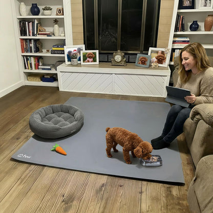 FXW Ultra Waterproof Pet Floor Protector Mat and Under Dog Crate Mat