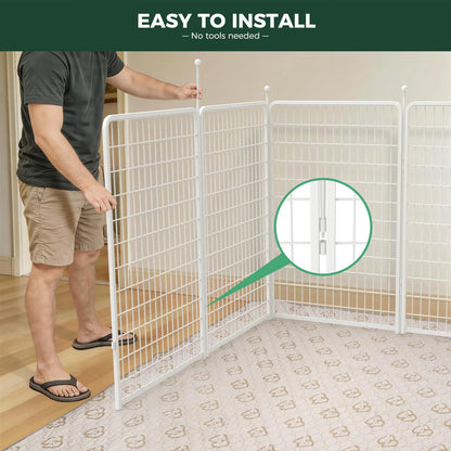 White Rollick Dog Playpen for All-Terrain