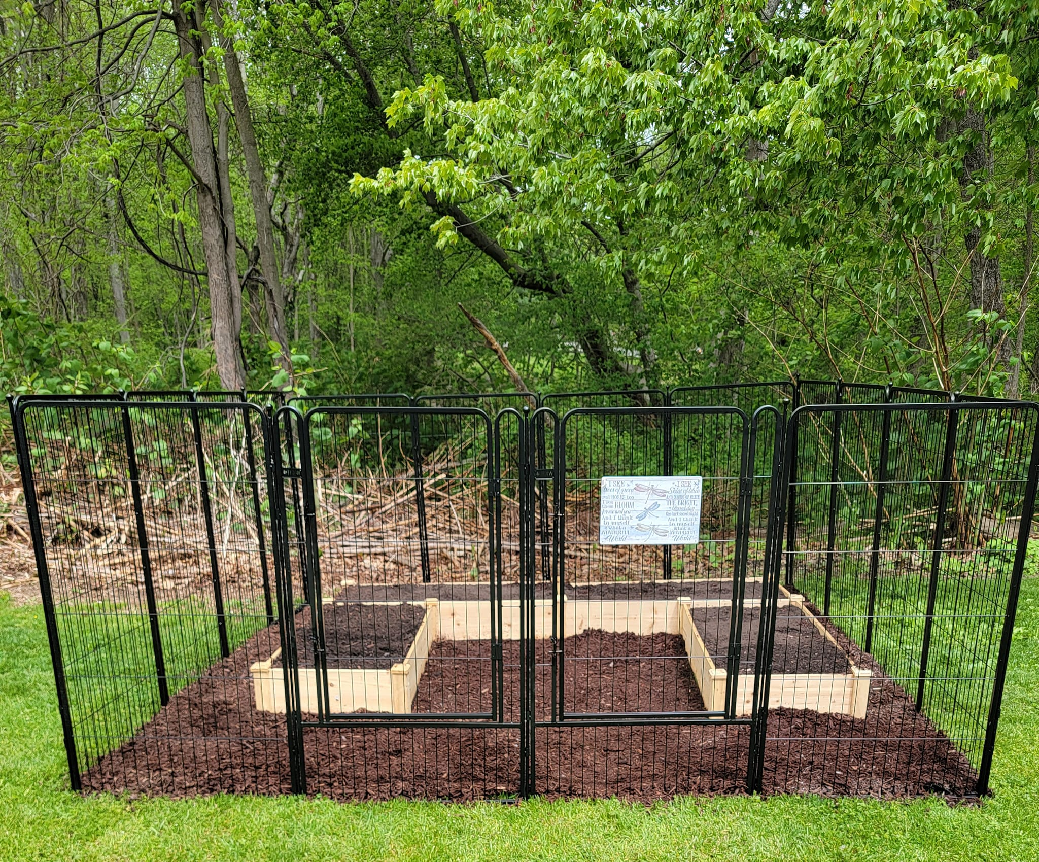 FXW Outdoor Dog & Garden Fence for Yard