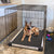 TitanNest Padded Chew-Proof Elevated Dog Bed for Your Chewer